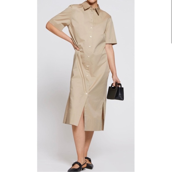 NWT Relaxed midi shirt dress - Picture 1 of 10